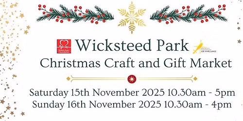 Wicksteed Park Christmas Craft and Gift Market