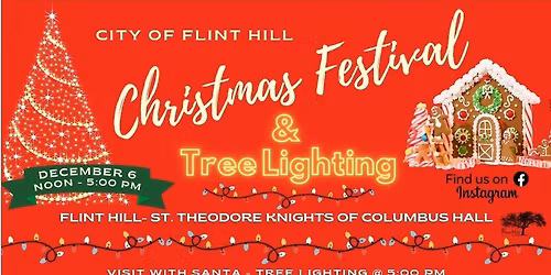 Flint Hill Christmas Market and Tree Lighting 