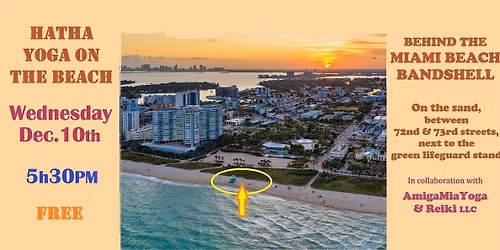 Wednesday Hatha Yoga on the Beach