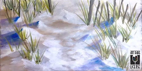 Beach Walk Canvas Paint and Sip