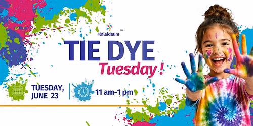 Kaleideum's Tie Dye Tuesday