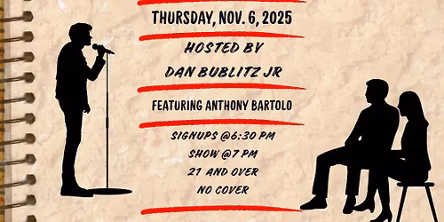 Live at The Fives Comedy Featuring Anthony Bartolo and Hosted by Dan Bublitz Jr.