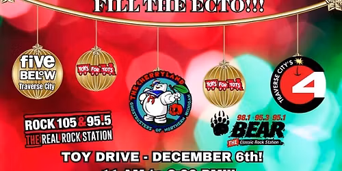 Fill The Ecto Toy Drive Toys For Tots @ Five Below Traverse City