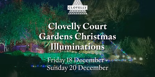 Clovelly Court Gardens Christmas Illuminations