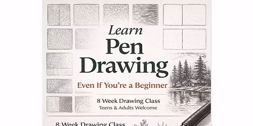 Learn Pen Drawing in 8 Weeks