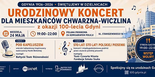 \ud83c\udfb6Urodzinowy koncert dla mieszka\u0144c\u00f3w Chwarzna-Wiczlina