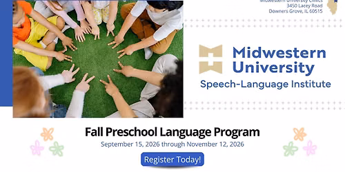 Fall Preschool Language Program