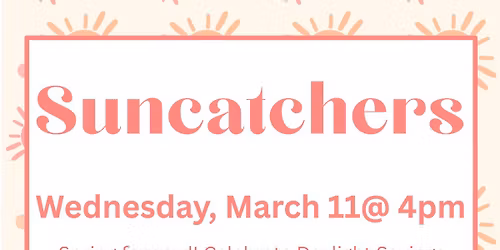 \ud83c\udf1e Suncatchers - for kids in grades K-5 \ud83c\udf1e