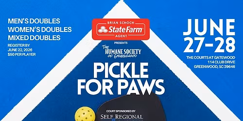 Pickle For Paws '26 - Pickleball Tournament