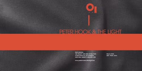 Peter Hook & The Light (UK) | Fl\u00e9da | 24. 3. 2026