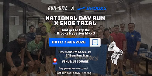 National Day Run x Brooks Shoe Trial