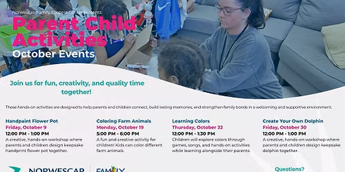 Parent Child Activities - October Events