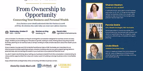 From Ownership to Opportunity: Connecting Business and Personal Wealth