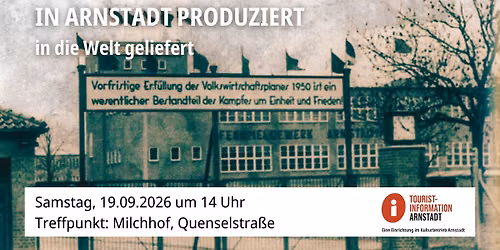 In Arnstadt produziert, in die Welt geliefert