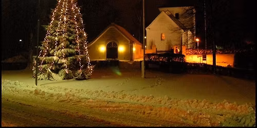 Juletr\u00e6st\u00e6nding og salmesang