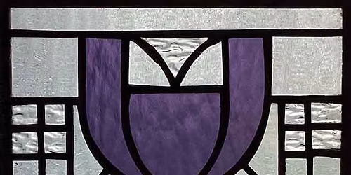 Leaded Glass Class- Dard Hunter Roycroft Flower