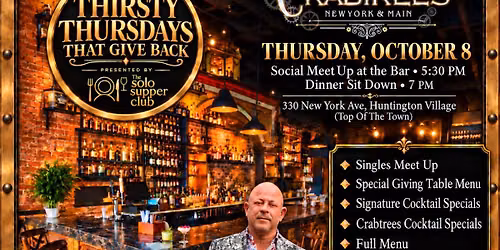 Thirsty Thursdays that GIVE BACK