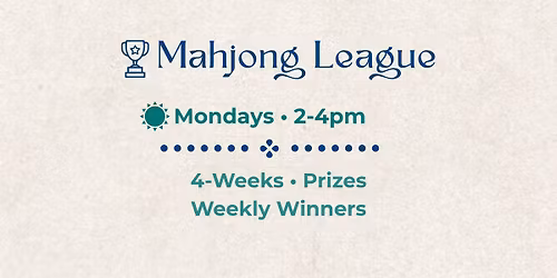 Mahjong Daytime League at Ono Offshore (4 Weeks!)