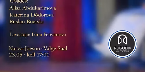 L\u00fchifilmi \u201eAlice\u2019i unen\u00e4gu\u201c linastus ja Lavastus \u201eBesjonok\u201c F. M. Dostojevski. Teater ABC