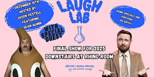 Jason Pestell Hosts Laugh Lab ft. Sean Quinn and Special Guest