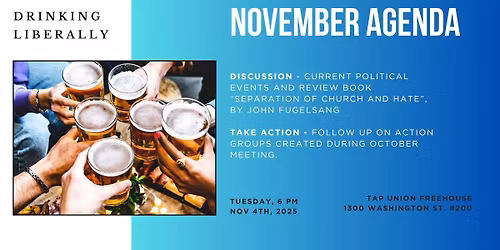 Drinking Liberally Vancouver Monthly Gathering