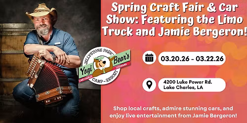 Spring Craft Fair and Car Show: Featuring the Limo Truck and Jamie Bergeron!