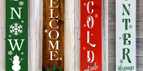 Winter Porch Sign Workshop