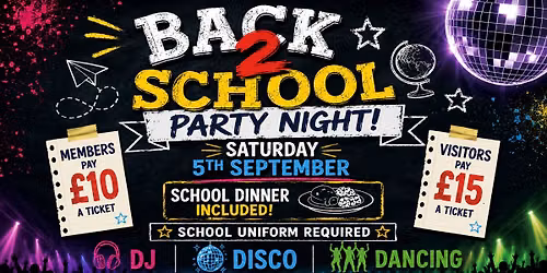 Back 2 School Party Night