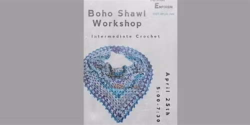 Boho Granny Shawl Workshop - Intermediate Crochet