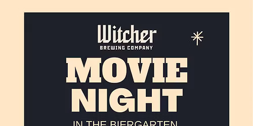 Movie Night in the Biergarten