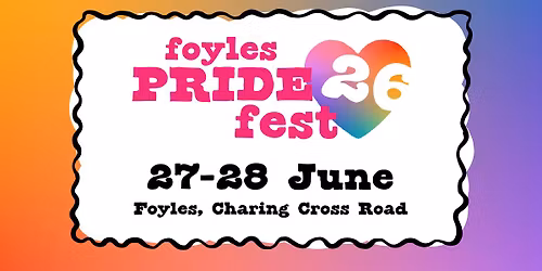 FOYLES PRIDE FEST: Sunday Ticket