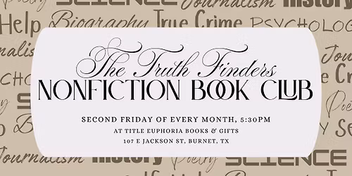 The Truth Finders Book Club at Title Euphoria