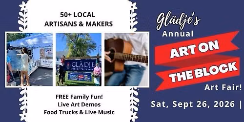 Art on the Block: Gl\u00e4dje's 2026 Outdoor Art Fair