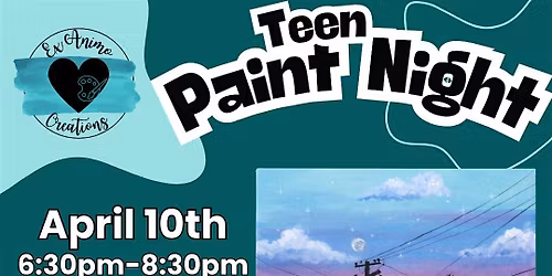 April Teen Paint Night