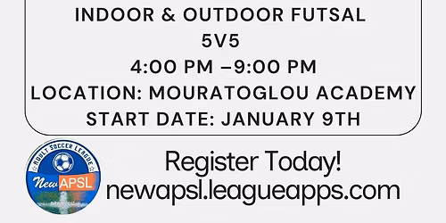 Friday Men's 5v5 indoor\/outdoor Futsal League