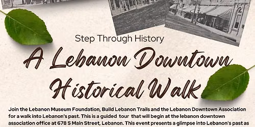 Lebanon Downtown Historic Tour