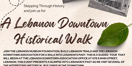 Lebanon Downtown Historic Tour