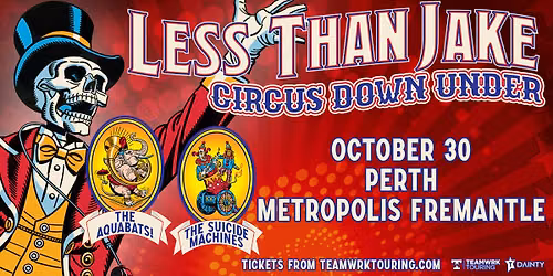 Less Than Jake - 'Circus Down Under' Tour | Perth