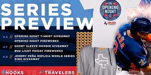 Corpus Christi Hooks vs. Arkansas Travelers