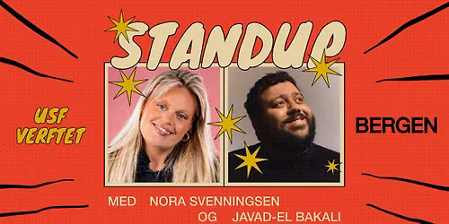 Standup med Nora Svenningsen og Javad El Bakali \/\/ USF Verftet