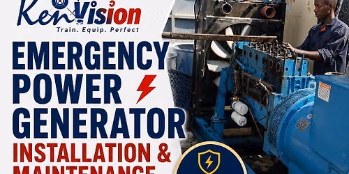 Emergency Power Generator Installation, Repair &  Maintenance Skills