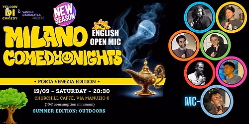 MILANO COMEDY NIGHTS: Season kickoff!