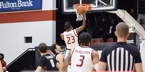 Parking Rider Broncs at Saint Peter's Peacocks Mens Basketball