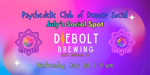 Psychedelic Club Social At Diebolt Brewing