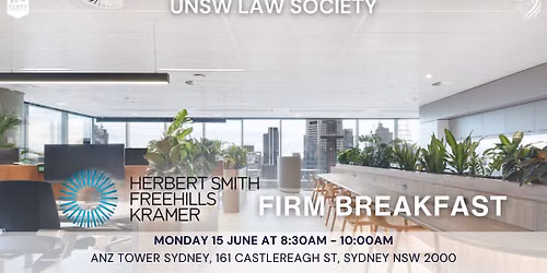 Herbert Smith Freehills Kramer Firm Breakfast