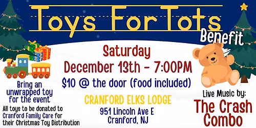 Toy for Tots Benefit by Cranford Elks & CHS Booster Club
