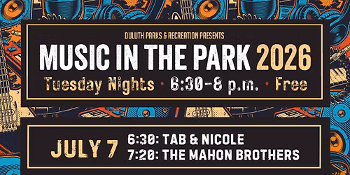 Music in the Park Concert Series: Tab & Nicole and The Mahon Brothers