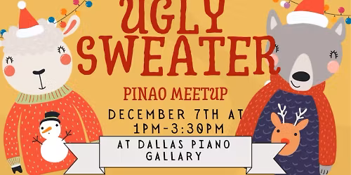 December Ugly Sweater Piano Meetup