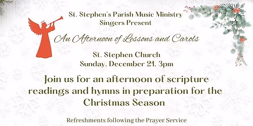 An Afternoon of Lessons and Carols