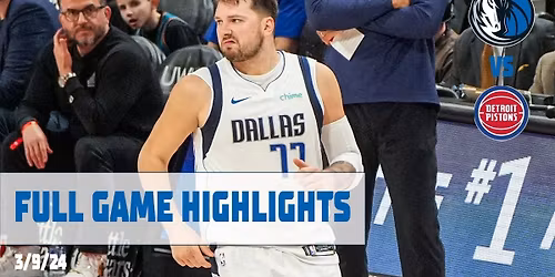 Detroit Pistons at Dallas Mavericks